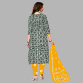 Ganpati Batik Pant Vol-9 Kurti Pant With Dupatta - 914